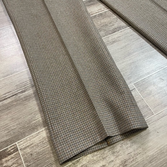 Awesome Vintage 70s Plaid Pants Talon Zipper - Picture 3 of 10